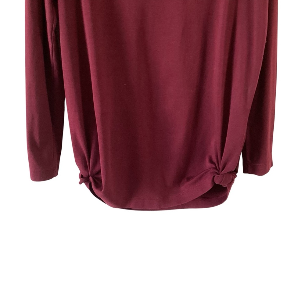 J. Jill Simply Supima Cotton V-Neck Tunic Long Sleeve Shirt Medium - Picture 6 of 7